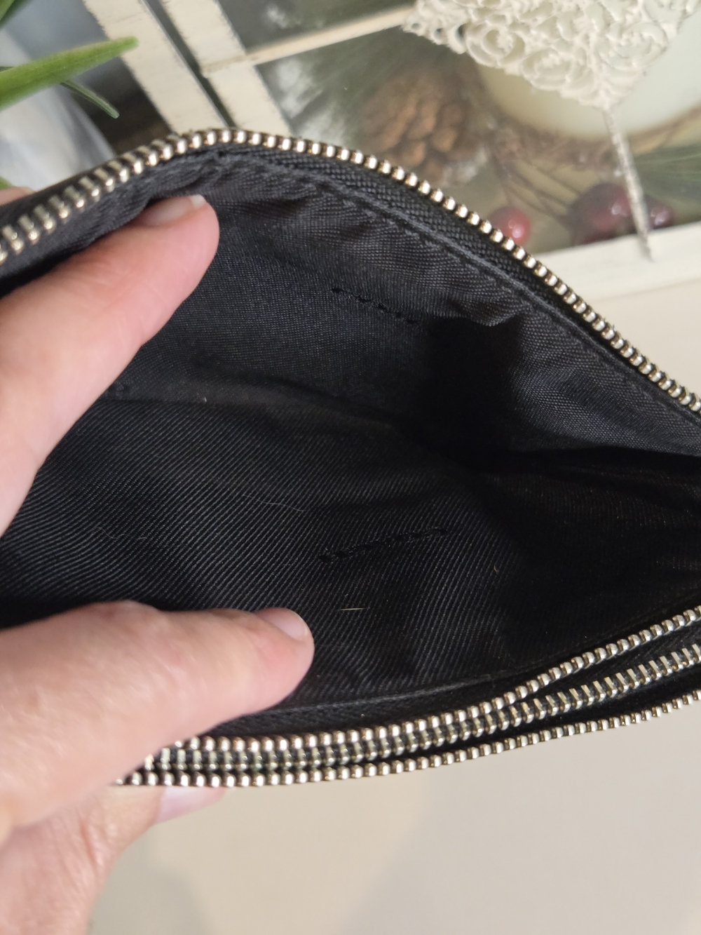 Coach Black Floral Wristlet Clutch - Picture 10 of 12